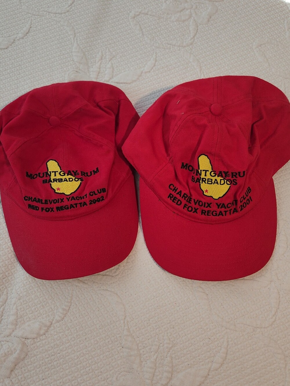 Mount Gay Run Barbados Red Baseball Cap - Charlevoix Yacht Club